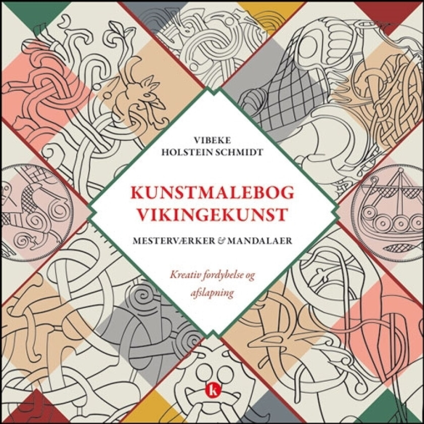 Kunstmalebog Vikingekunst | Vibeke Holstein Schmidt
