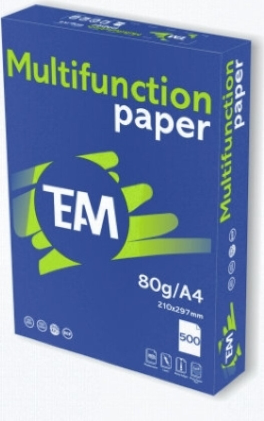 Kopipapir Team A4 80G 500 Ark/Pakning - (2160 Stk.)