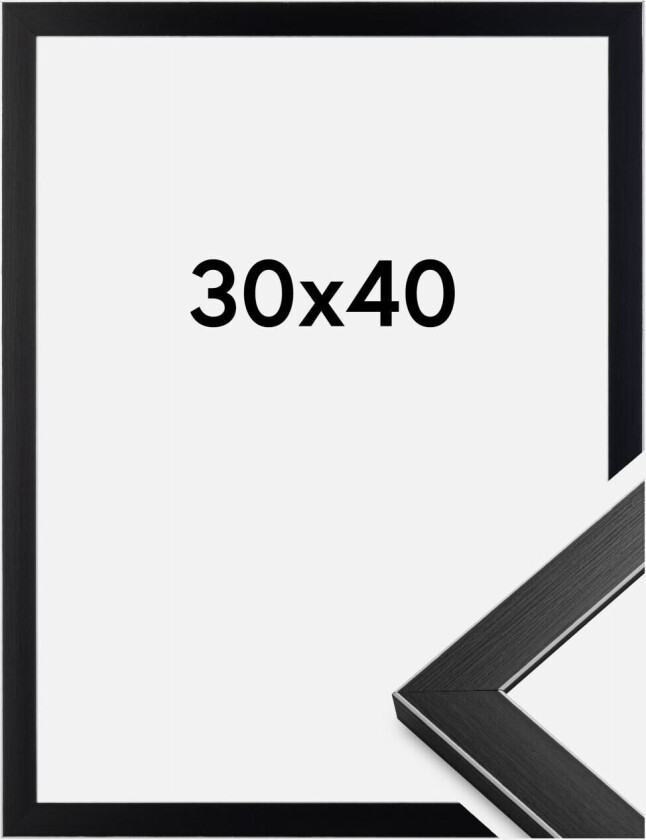 Ramme New York Svart 30x40 Cm