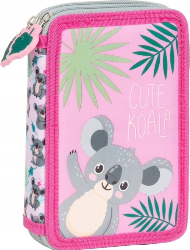 Koala 10 Two-Compartment Pencil Case With Accessories