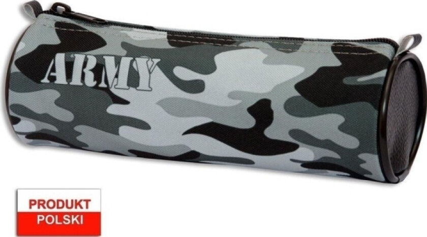 Warta Pennal Skolepenal War-1216 Camo Grå Tube Warta