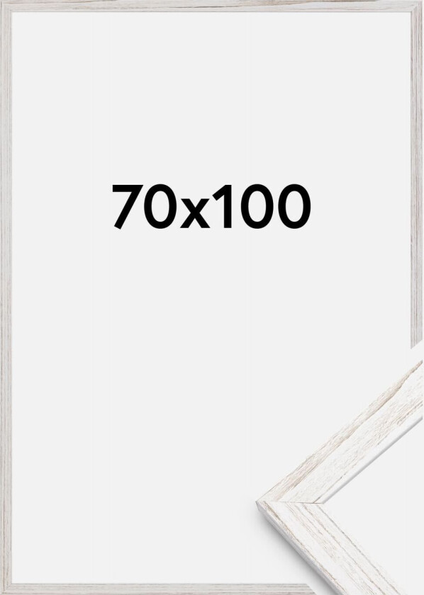 Ramme Stilren Akrylglass Vintage White 70x100 Cm