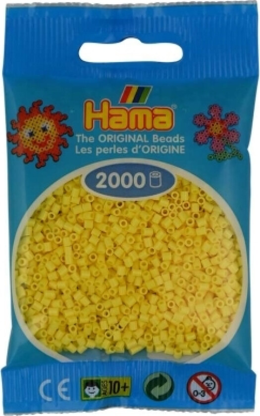 Hama Mini Perler 2000Stk Lysegul