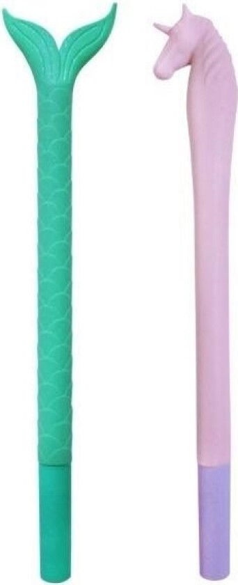 Mermaid Tail Unicorn Kulepenn (24 Stk)