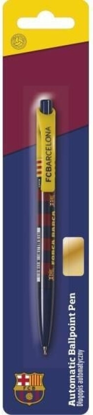 Fc Barcelona Uttrekkbar Kulepenn (242762)