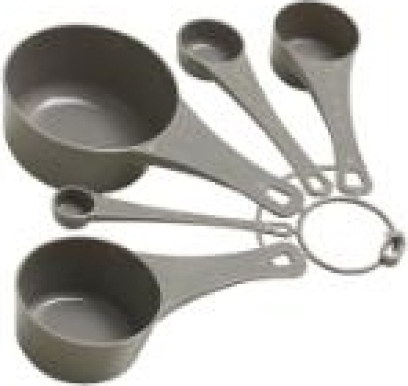 Bilde av Måleskesæt 5 Dele Grå,5 Dele/Sæt - (5 Stk.)