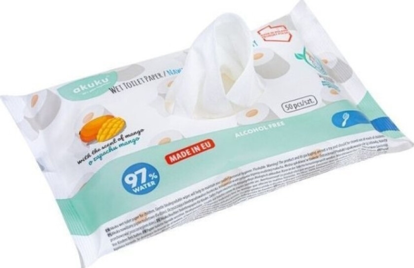 A0030 Fuktig Toalettpapir 50 Stk