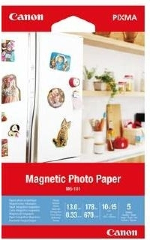 Creative Kit - 100 X 150 Mm 60 Ark Fotopapir - For Pixma G5040, G6040, Ts3352, Ts3355, Ts5350, Ts5351, Ts5352, Ts5353, Ts6351, Ts8351, Ts8352