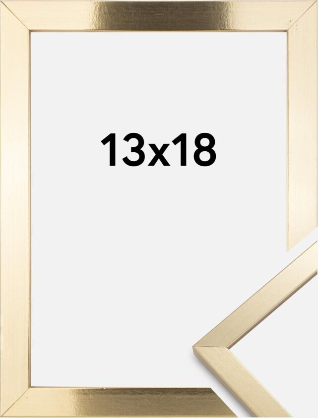 Ramme Trendy Akrylglass Gull 13x18 Cm