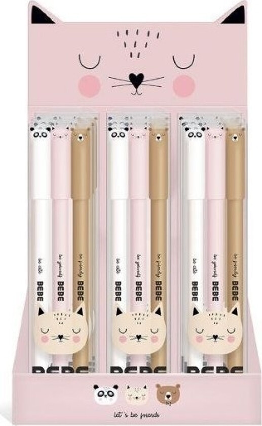 Interdruk Friends Girl Slettbar Kulepenn 3 Stk.