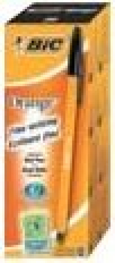 Bic Orange - Kulepenn - Blå - Oljebasert Blekk - 0.8 Mm - Fin (En Pakke 20)