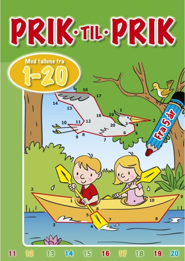 Prik Til Prik Med Tallene Fra 1-20 (Kano)