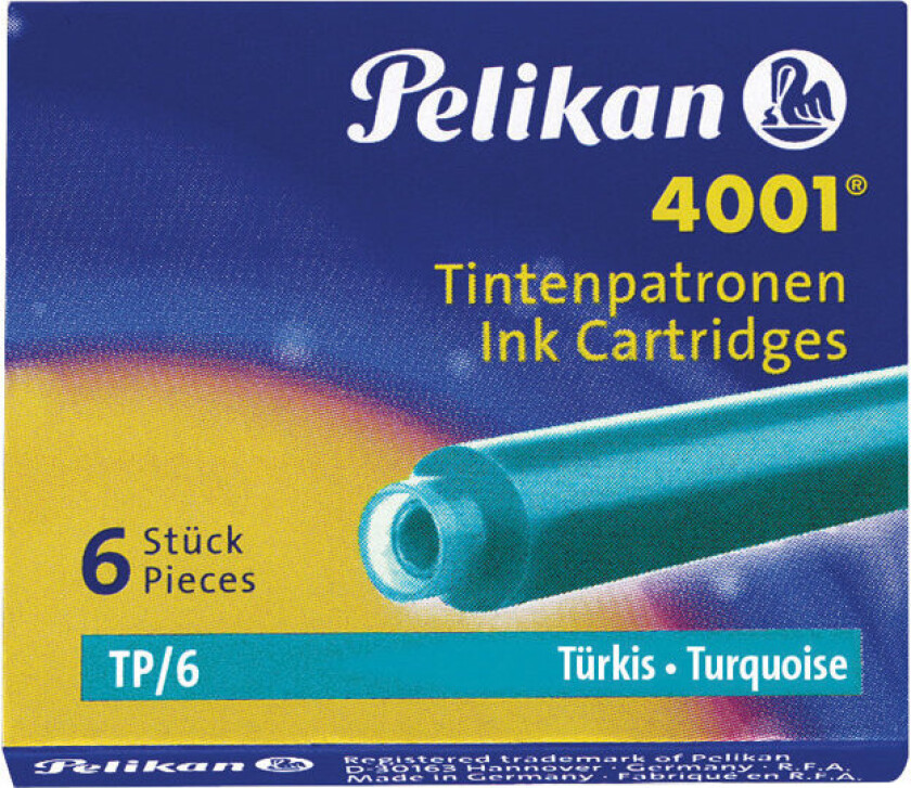 Tp/6, Turkis, Turkis, Fyllepenn, 6 Stk