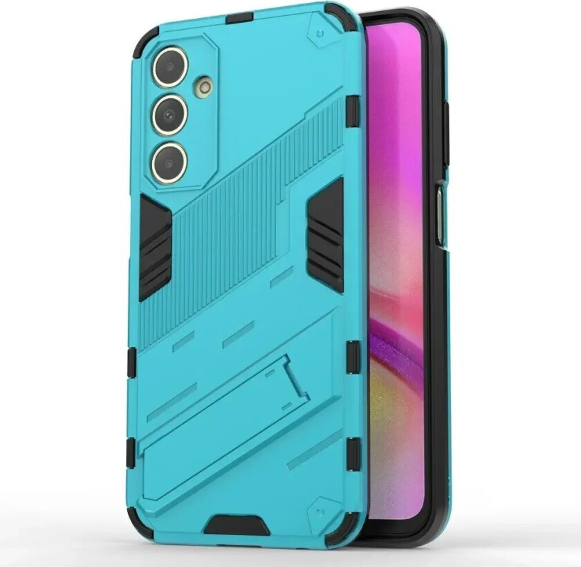 Samsung Galaxy A25 (5G) Hybrid Håndverker Deksel Med Kickstand - Blå