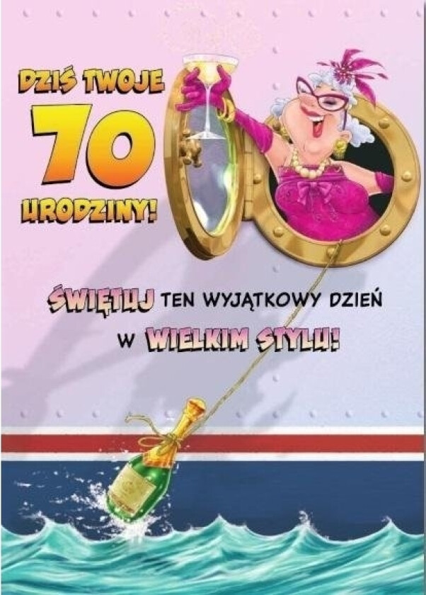 Gratulasjonskort Bursdag 70 Mf40