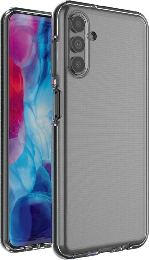 Spring Case Cover Gel Case Med Fargerik Ramme For Samsung Galaxy A13 5G Svart
