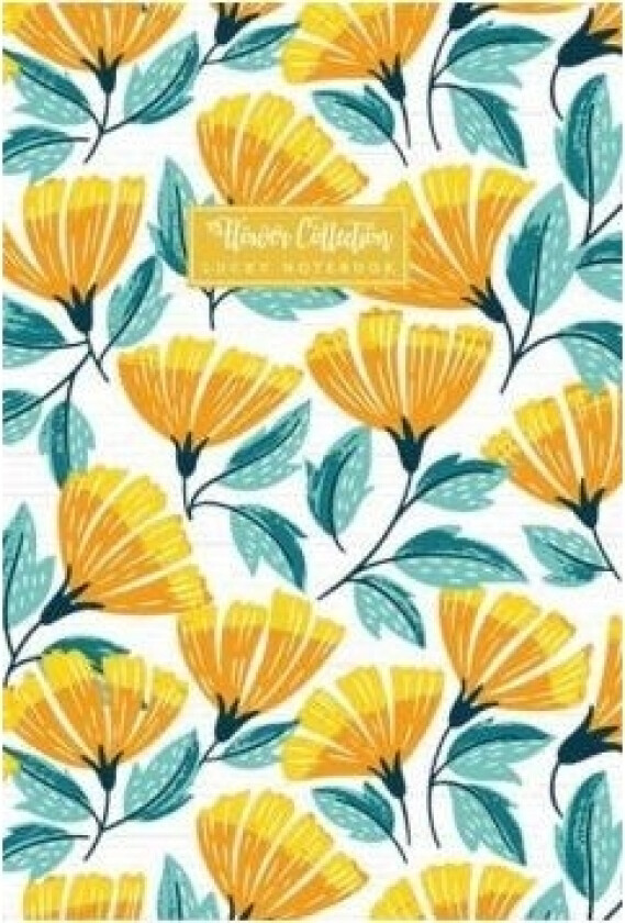 Frisk Dekorativ Notatbok 143X210/64K Rutete Blomster