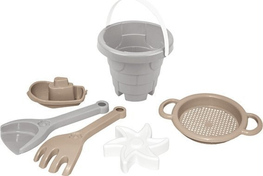 Vadefugl Beige Sandslott 6 Stk. Wader 41144