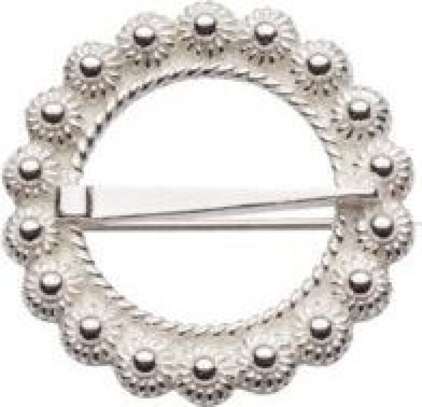 Halsring i 830 hvitt sølv