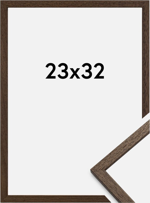 Ramme Edsbyn Akrylglass Valnøtt 23x32 Cm