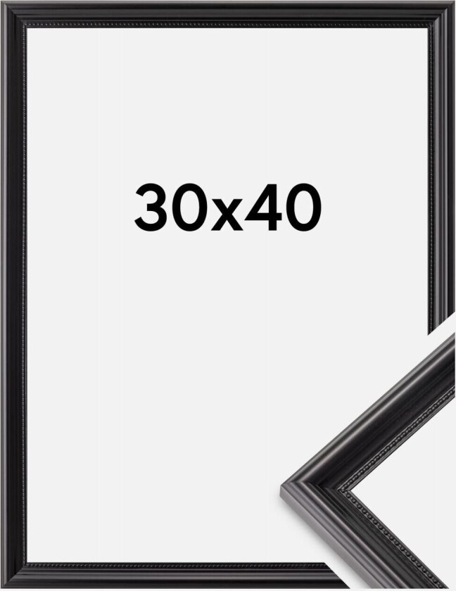 Ramme Gala Akrylglass Svart 30x40 Cm