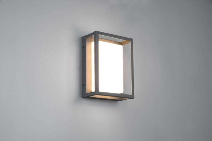 Witham Led Vegglampe, For Utendørs Bruk, Antrasitt