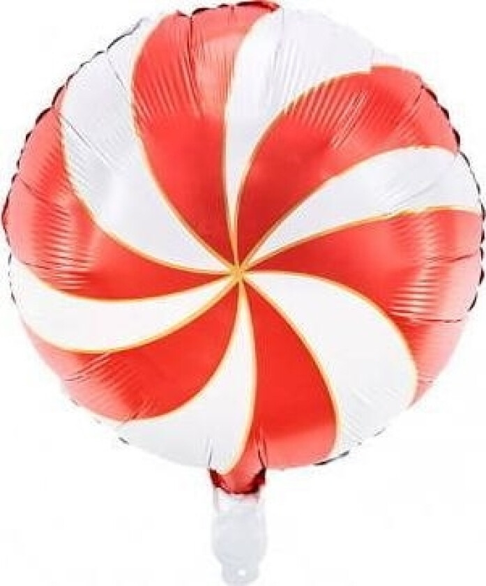 Partydeco Candy Folieballong, 35Cm, Rød One Size