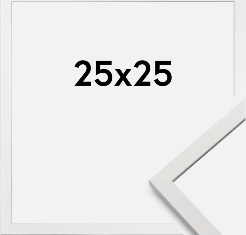 Ramme Edsbyn Hvit 25x25 Cm