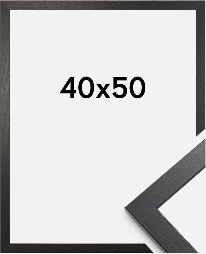 Ramme Stilren Akrylglass Black Oak 40x50 Cm