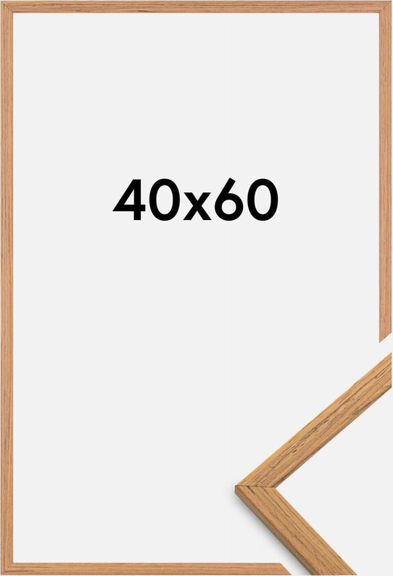 Ramme Edsbyn Akrylglass Teak 40x60 Cm