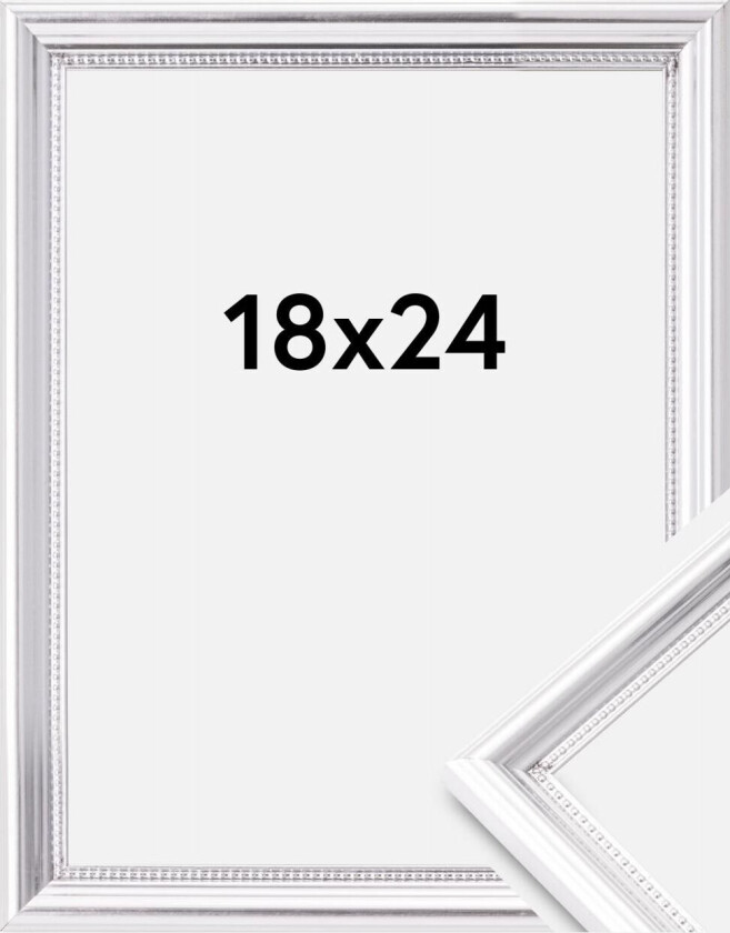 Ramme Gala Akrylglass Sølv 18x24 Cm