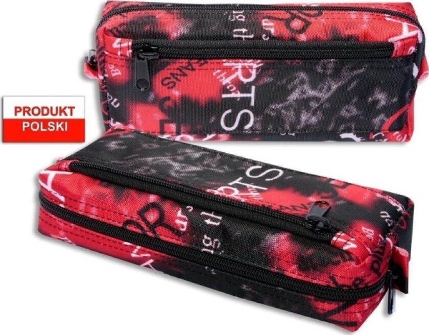 Warta Pennal Skolepenal War-1266 Sort Og Rød Warta