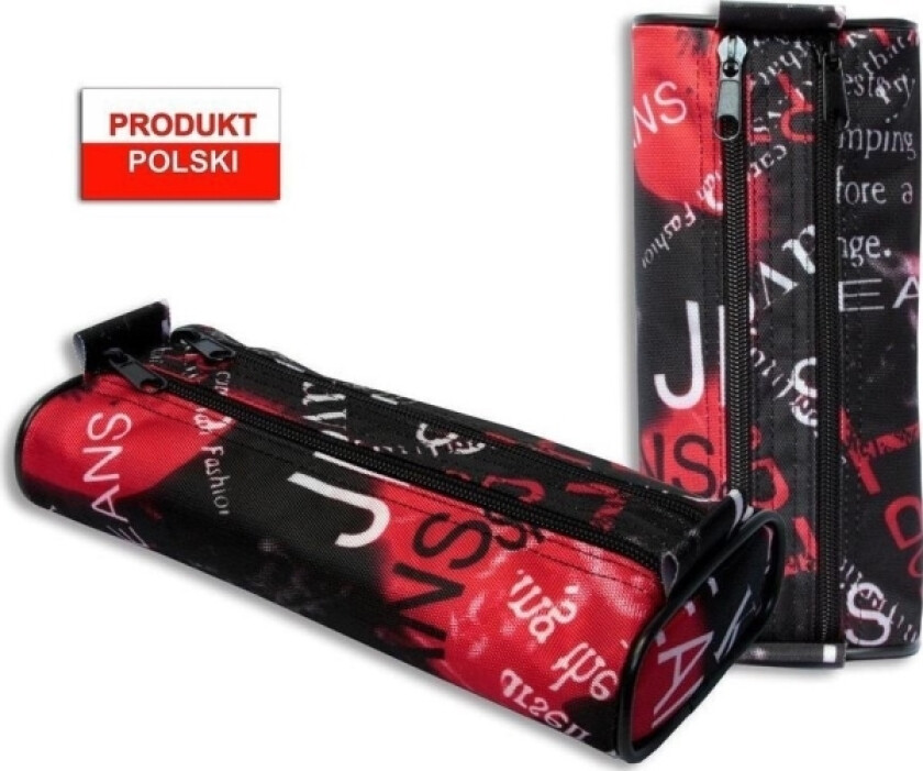 Warta Pennal Skolepenal War-1271, Oval, Sort Og Rød