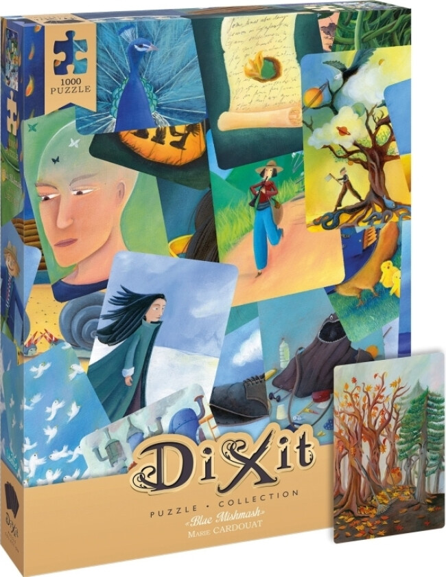 Dixit Puzzle Blue Mishmash Puslespill, 1000 Biter