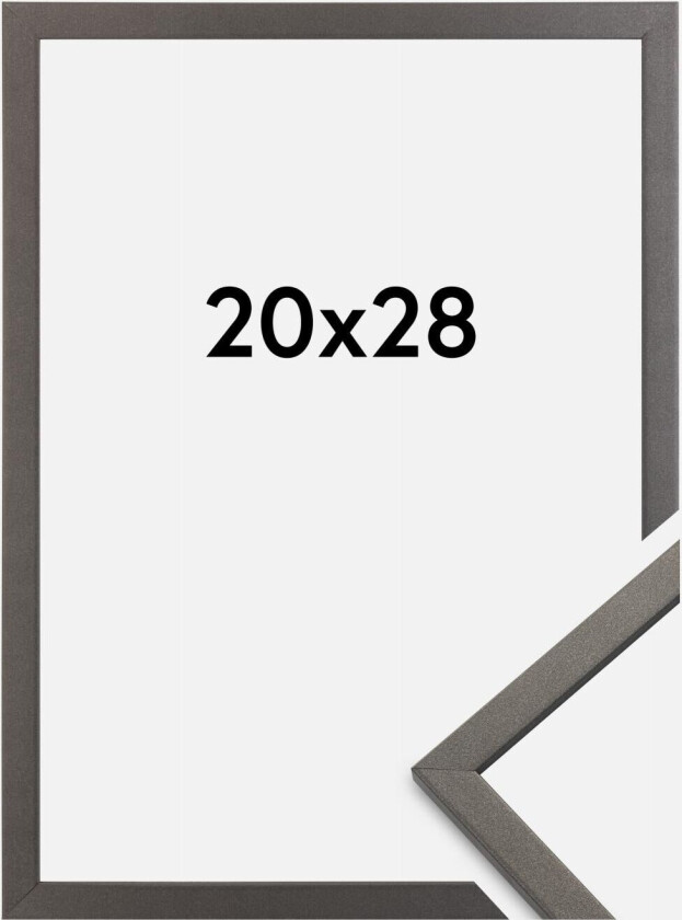 Ramme Edsbyn Akrylglass Grafitt 20x28 Cm