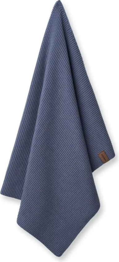 Knitted kjøkkenhåndkle 45 x 70 cm Blue stone