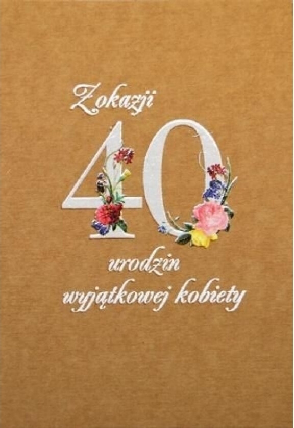Eco Gratulasjonskort Bursdag 40 Ts50