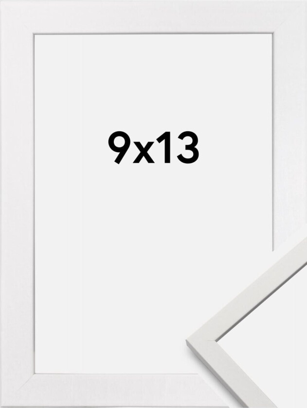 Ramme Edsbyn Akrylglass Hvit 9x13 Cm