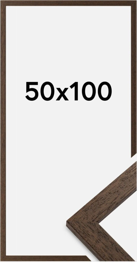 Ramme Brown Wood 50x100 Cm