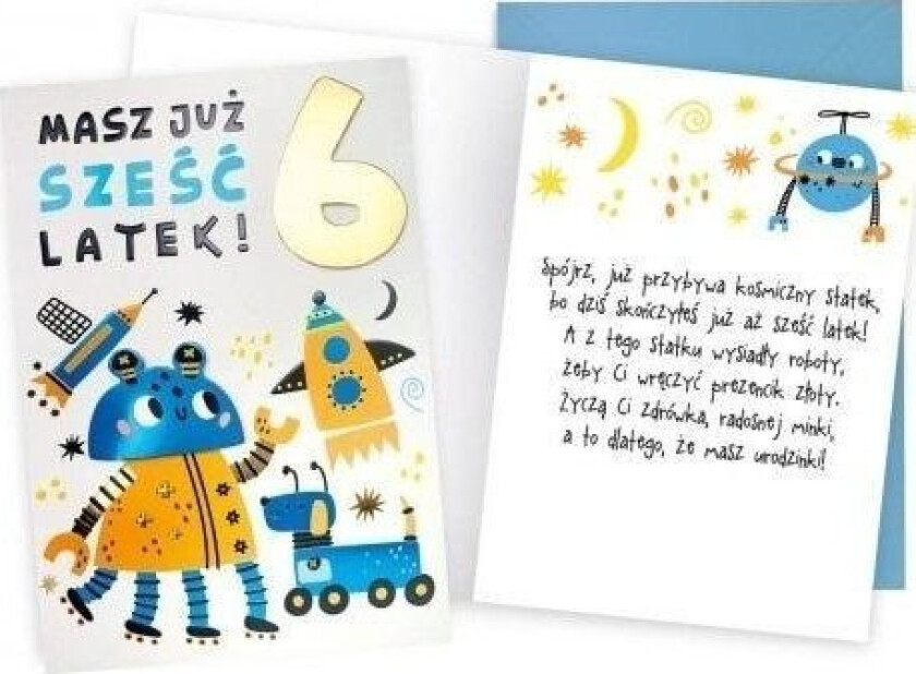 Kukartka Bursdagskort 6 Jobber