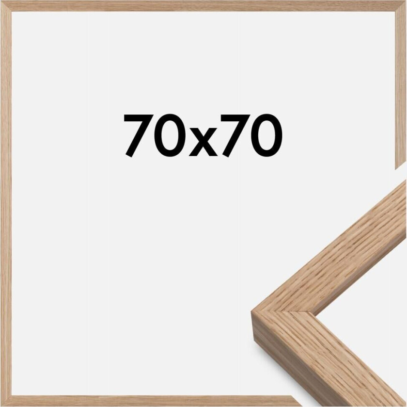 Ramme Amanda Box Eik 70x70 Cm