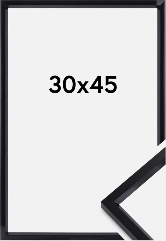 Ramme Steel Style Svart 30x45 Cm