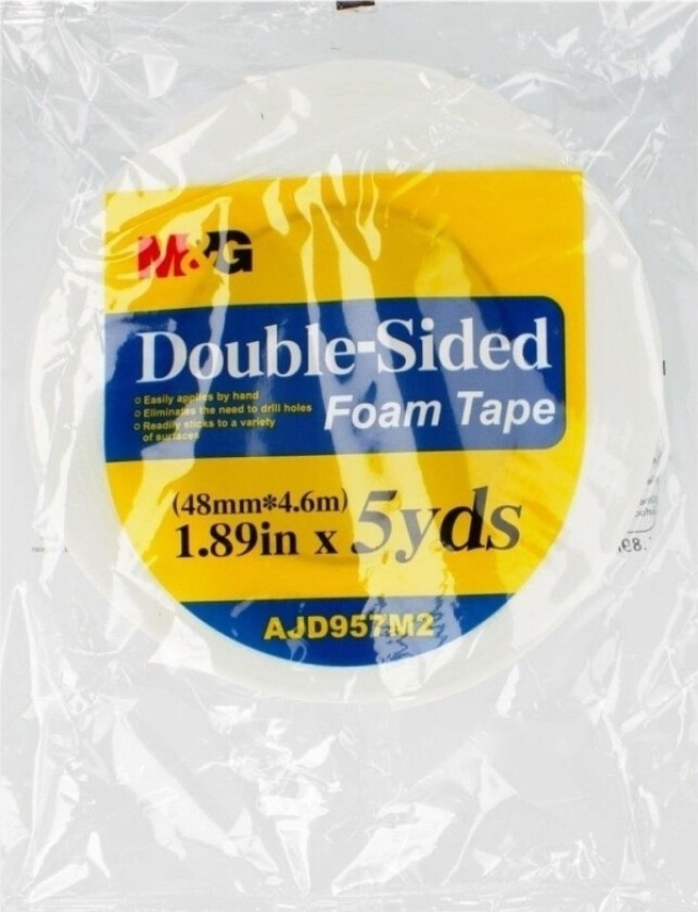 M&G Dobbeltsidig Skumklebende Tape 48Mm M&G