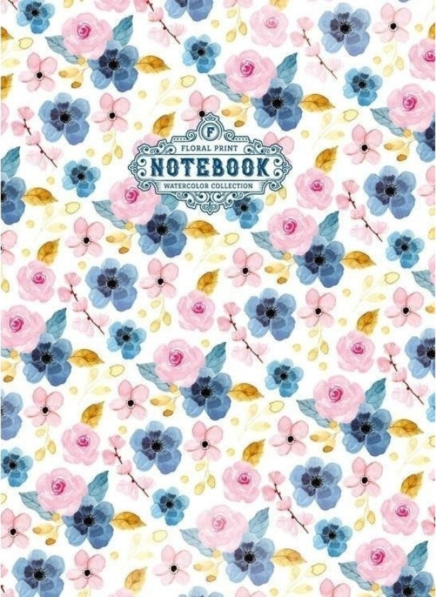 Frisk Dekorativ Notatbok 145X197/64K Tw Flowers