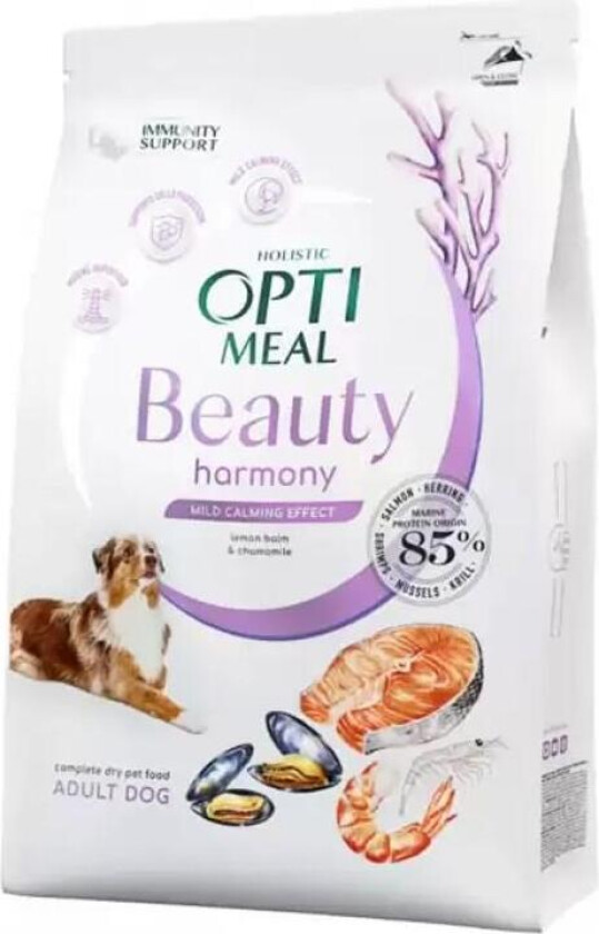 Dog Adult & Senior Beauty Harmony Mild Calming Effects Tørrfôr til hund 4 kg