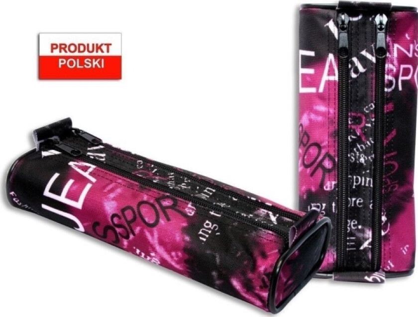 Warta Pennal Skolepenal War-1273, Oval, Svart Og Rosa Warta