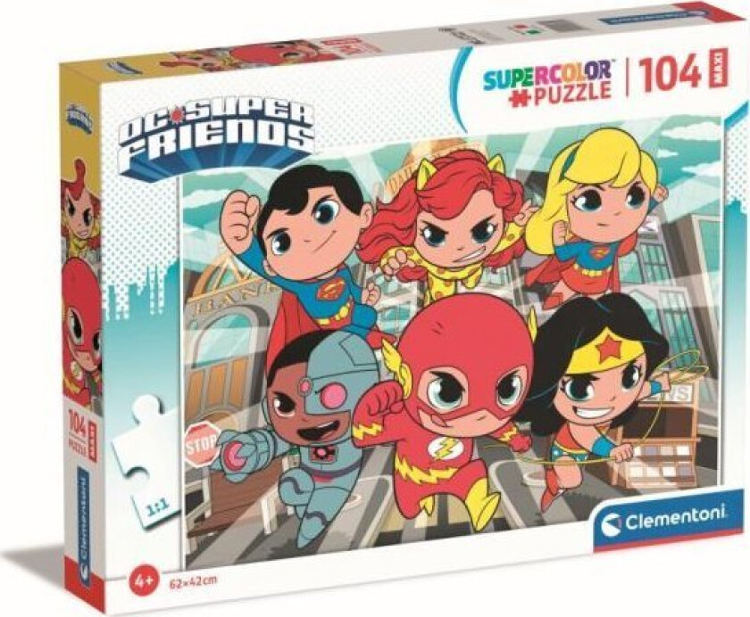 Puzzle 104 Maxi Super Kolor Dc Superfriends