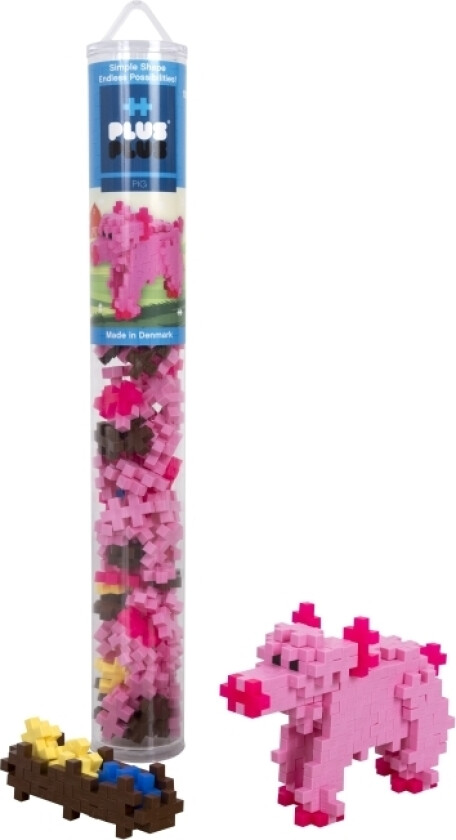 Plus-Plus Pigs / 100 Pcs. Tube