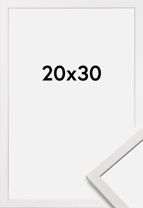 Ramme Edsbyn Hvit 20x30 Cm