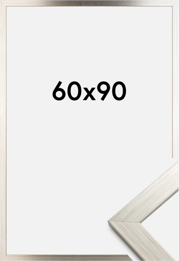 Ramme Silver Wood Akrylglass 60x90 Cm